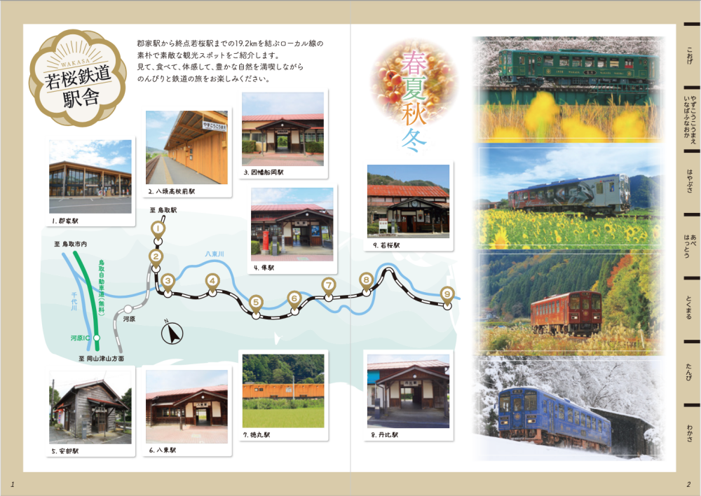 鳥取自由行 走進昭和時光小鎮：若櫻鐵道半日散策